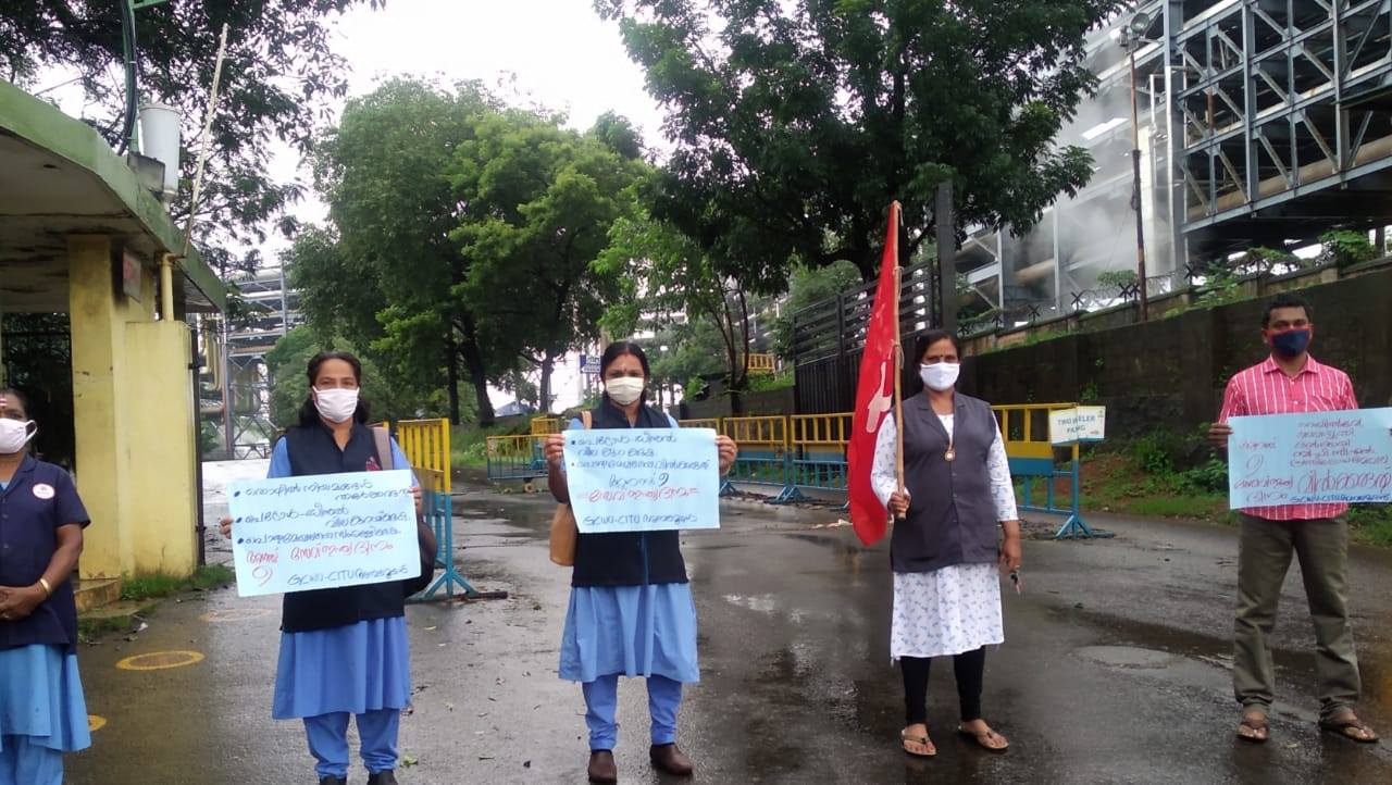 Workers from every sector in the state take part in Save India Day